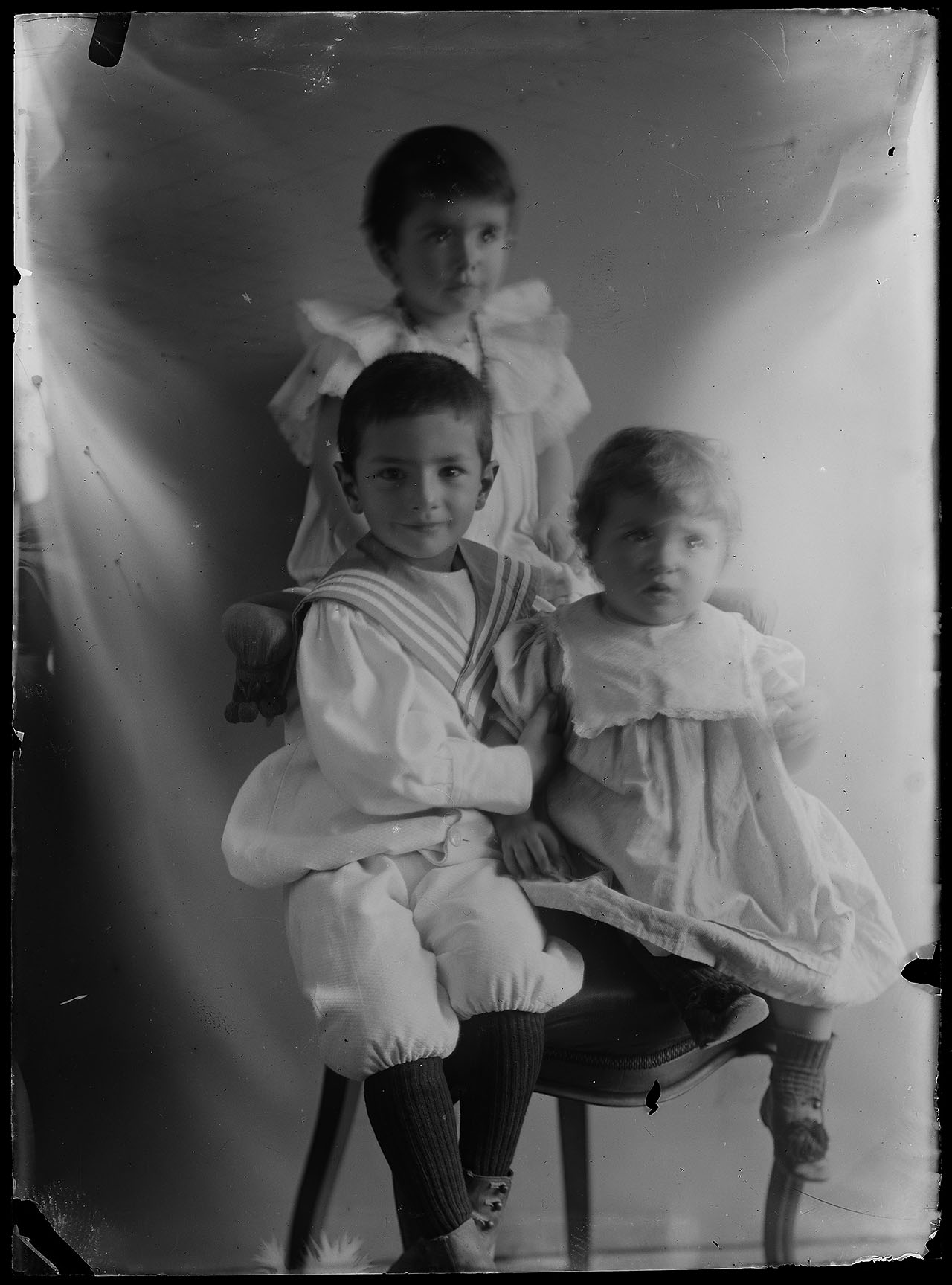 L0934 (negativo) di studio di vetrate artistiche Moretti-Caselli (fine/ inizio XX/ XXI)