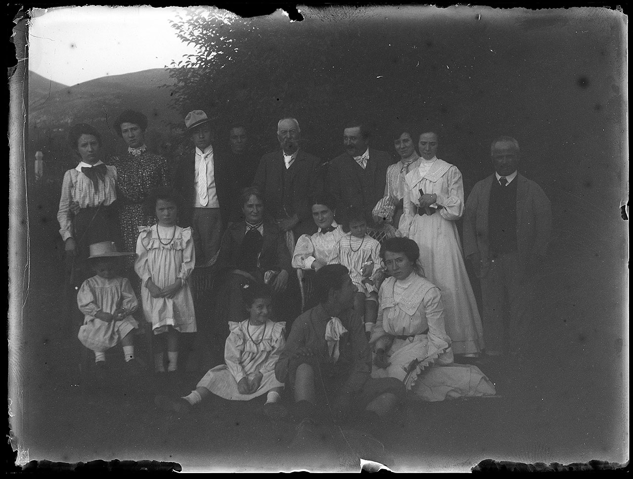 L0937 (negativo) di studio di vetrate artistiche Moretti-Caselli (fine/ inizio XX/ XXI)