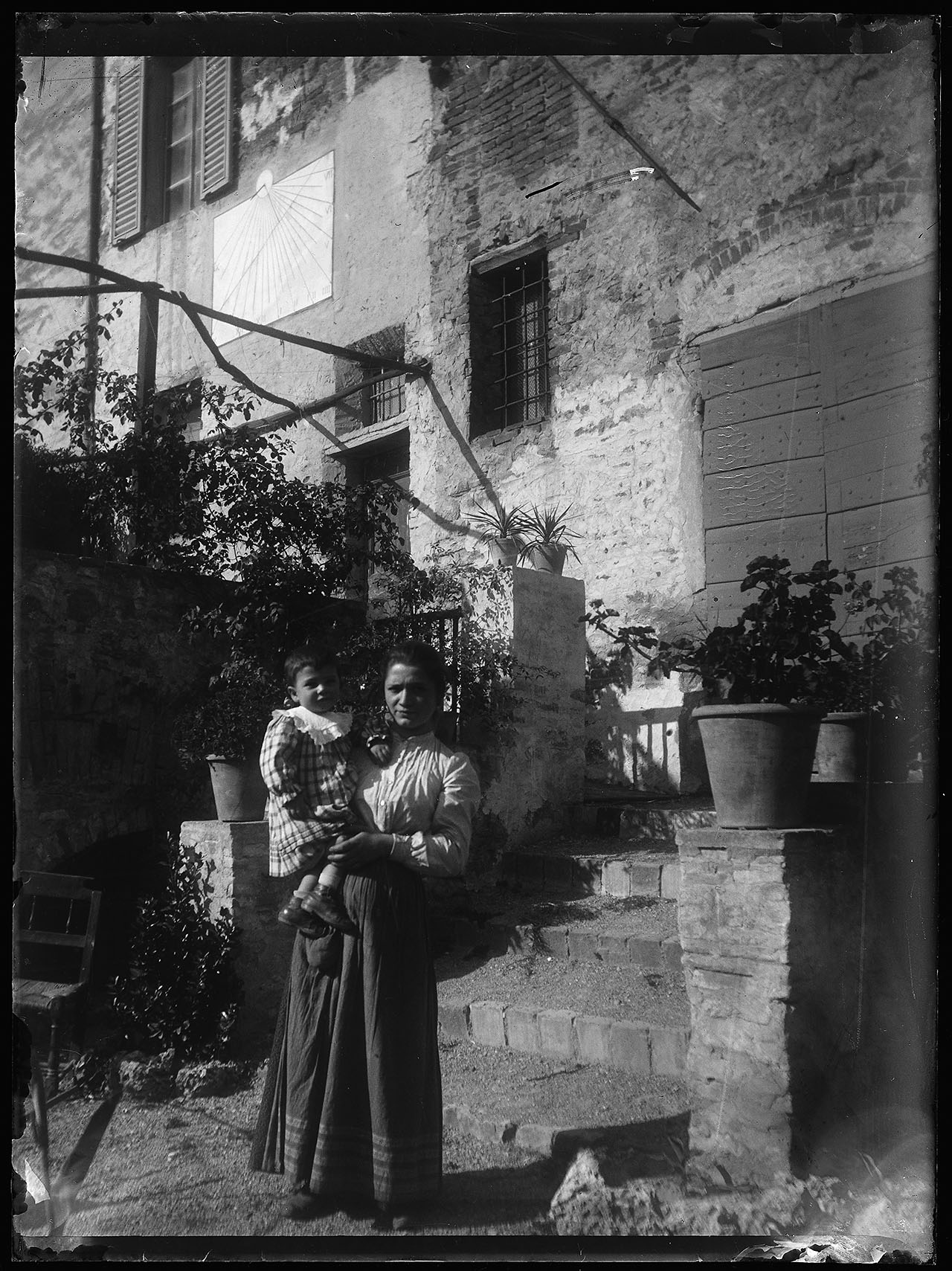 L0957 (negativo) di studio di vetrate artistiche Moretti-Caselli (fine/ inizio XX/ XXI)