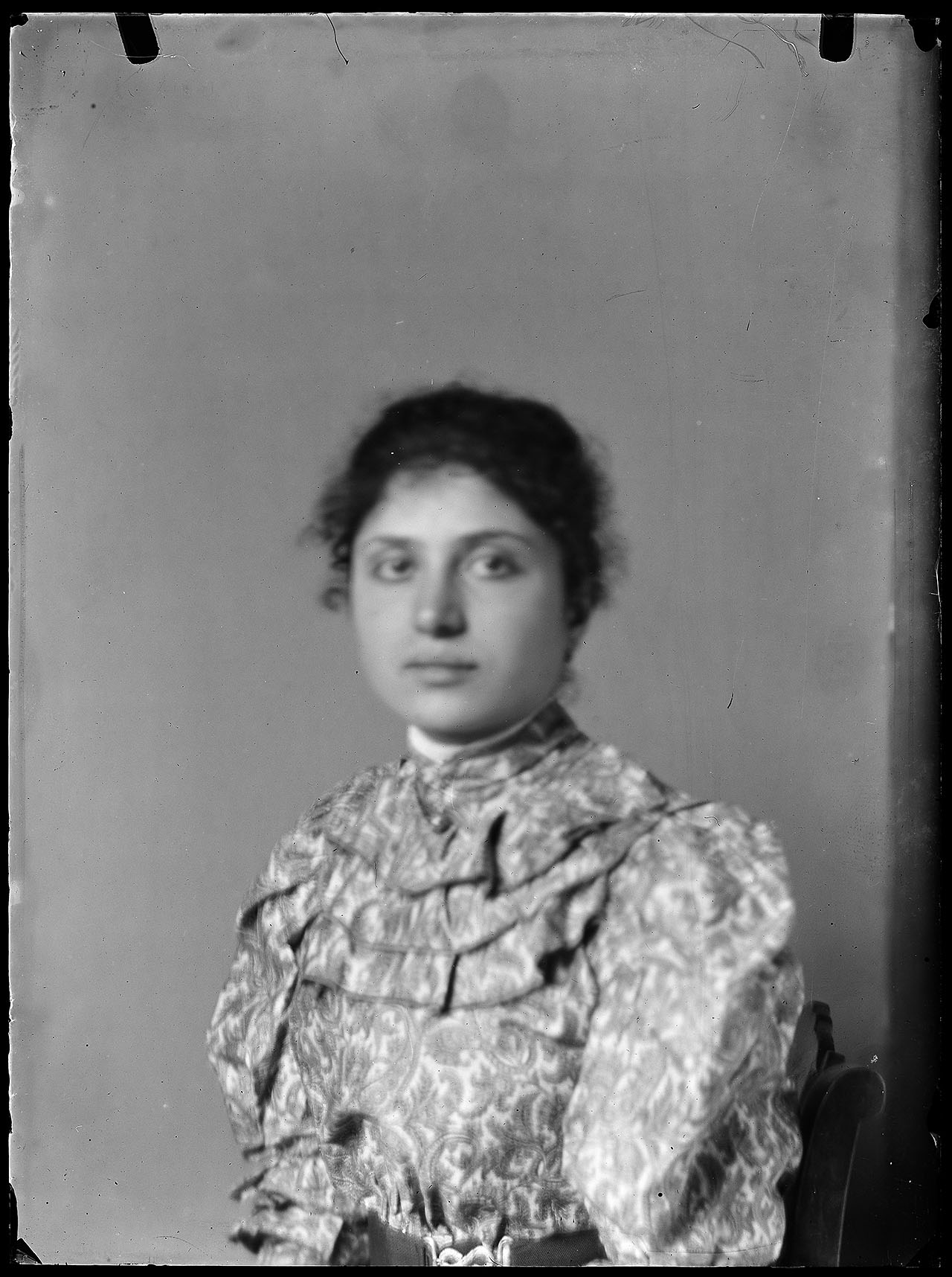 L0982 (negativo) di studio di vetrate artistiche Moretti-Caselli (fine/ inizio XX/ XXI)