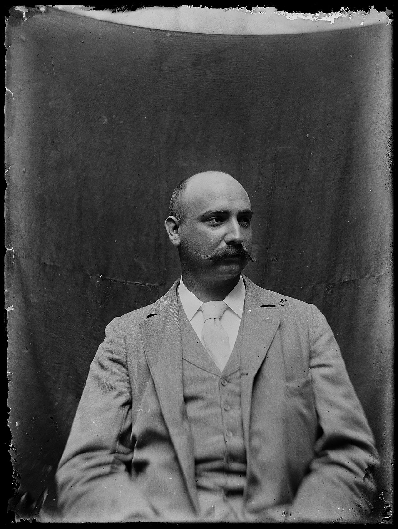 L0987 (negativo) di studio di vetrate artistiche Moretti-Caselli (fine/ inizio XX/ XXI)