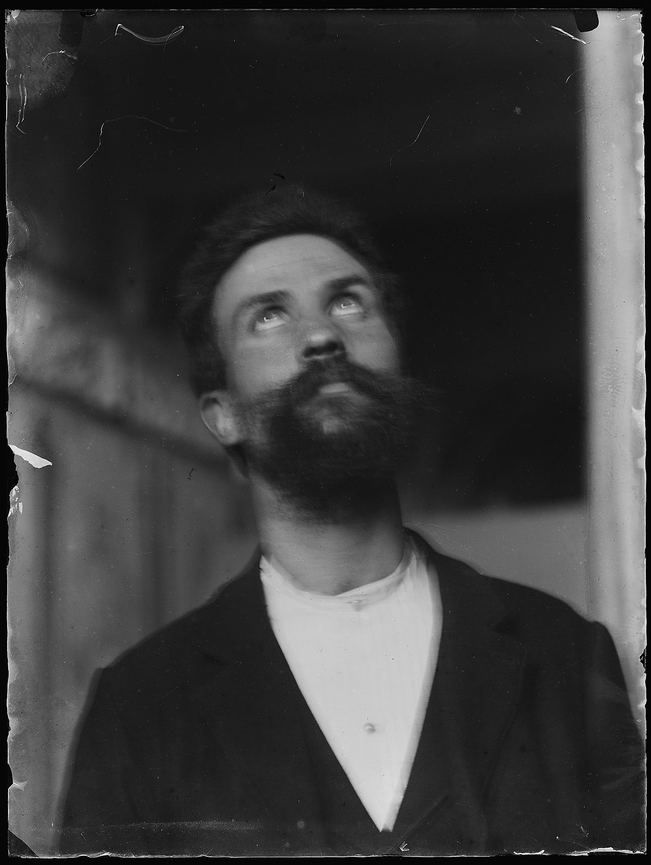 L0993 (negativo) di studio di vetrate artistiche Moretti-Caselli (fine/ inizio XX/ XXI)