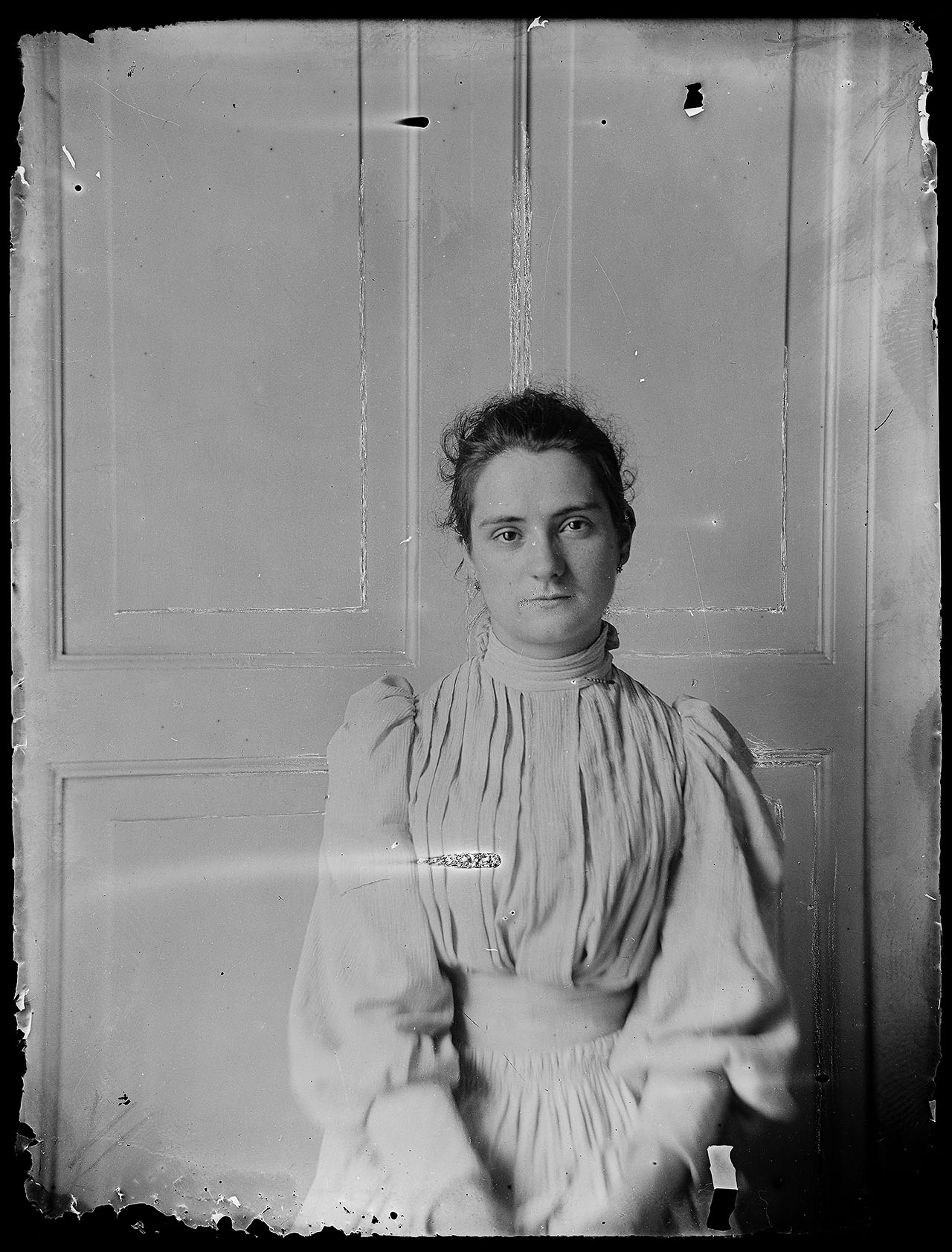 L1038 (negativo) di studio di vetrate artistiche Moretti-Caselli (fine/ inizio XX/ XXI)