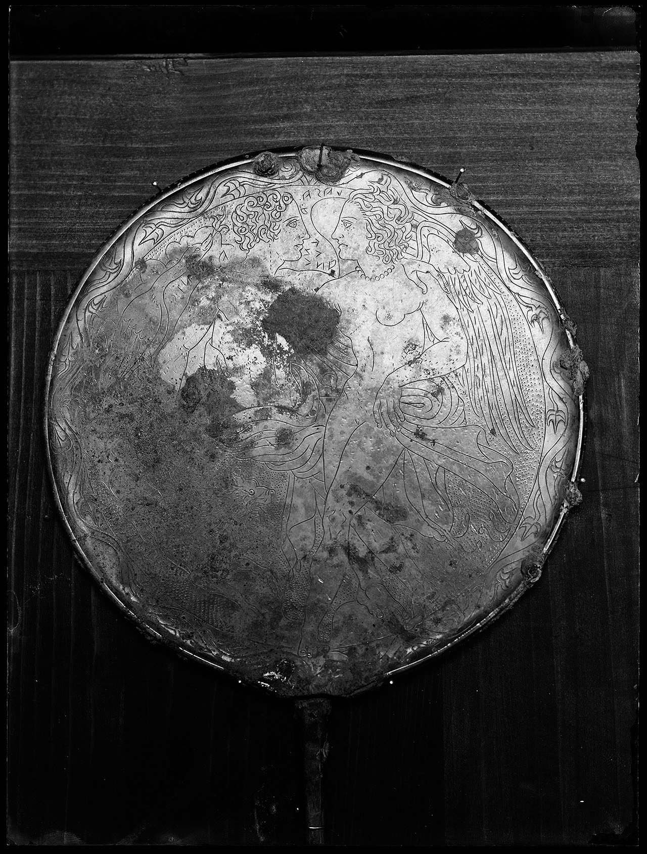 L1145 (negativo) di studio di vetrate artistiche Moretti-Caselli (fine/ inizio XX/ XXI)