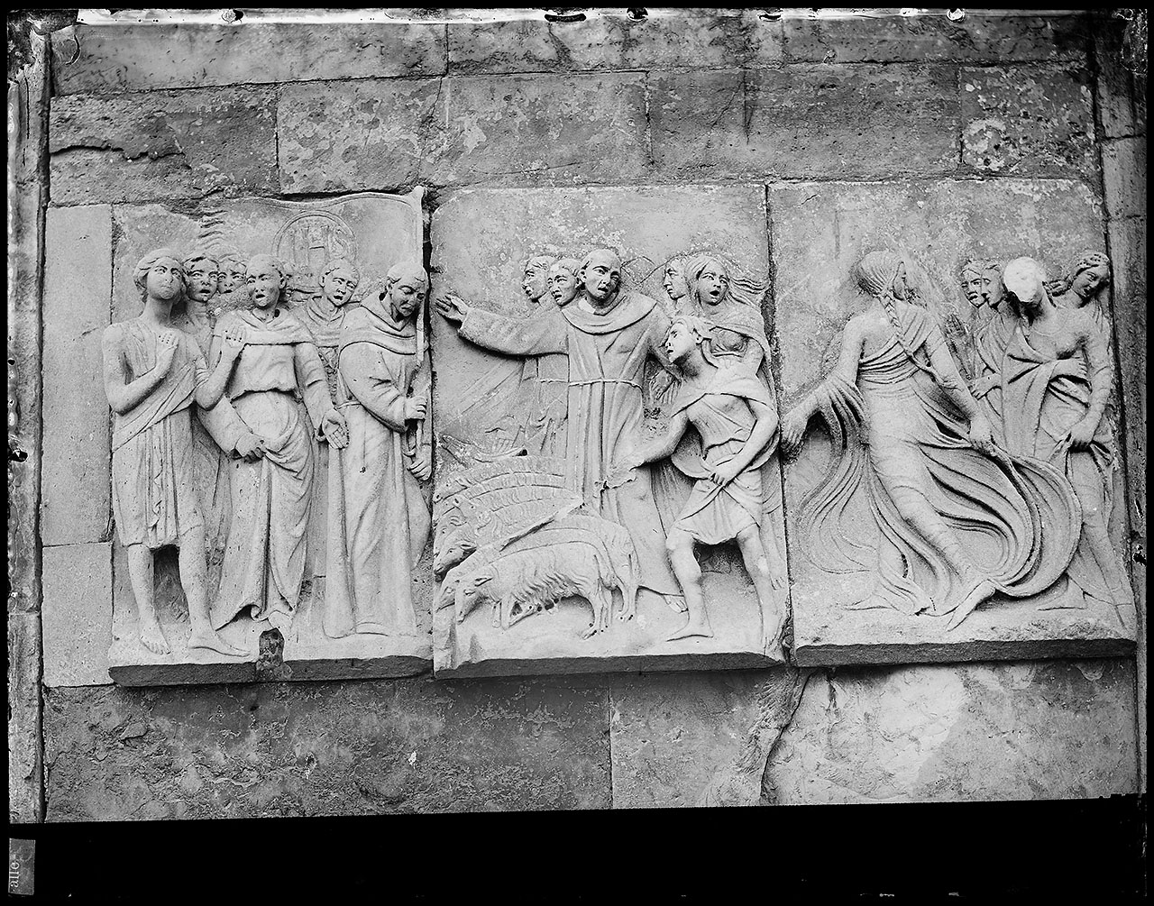 L1224 (negativo) di studio di vetrate artistiche Moretti-Caselli (fine/ inizio XX/ XXI)