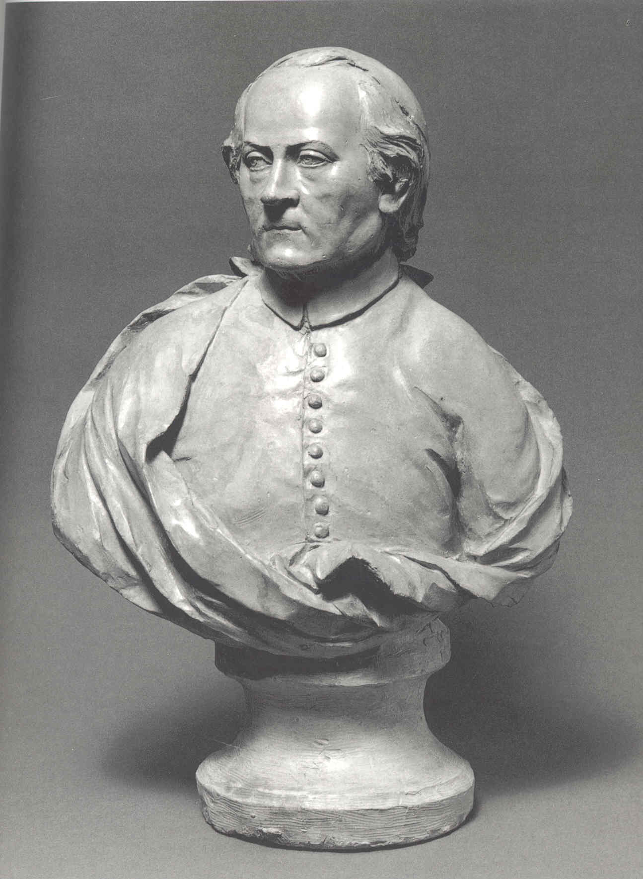 Ritratto di Ludovico Antonio Muratori, busto di uomo (statua, pendant) di Cybei Giovanni Antonio (sec. XVIII)