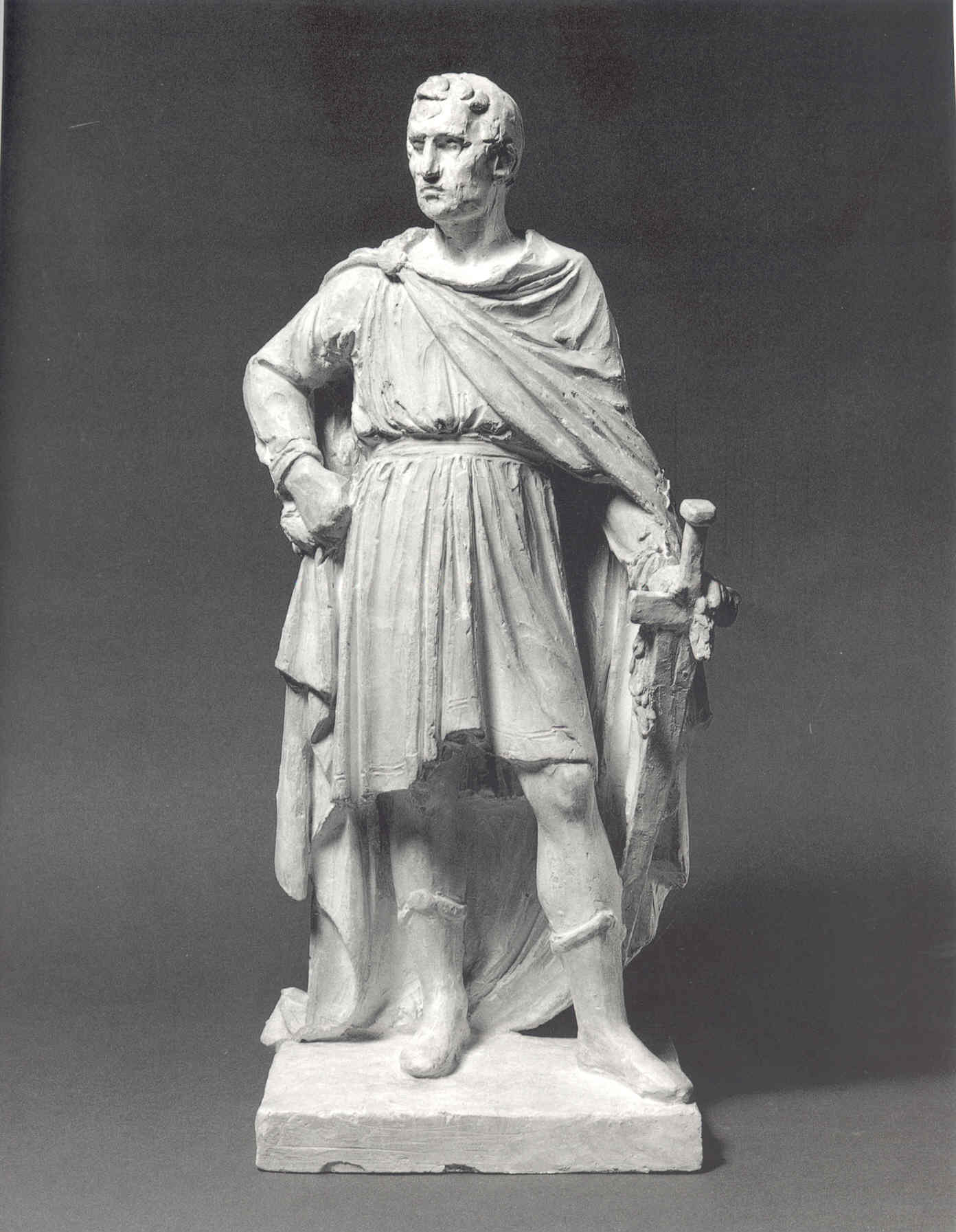Francesco IV d'Austria d'Este in vesti "all'antica" (scultura) di Tenerani Pietro (sec. XIX)
