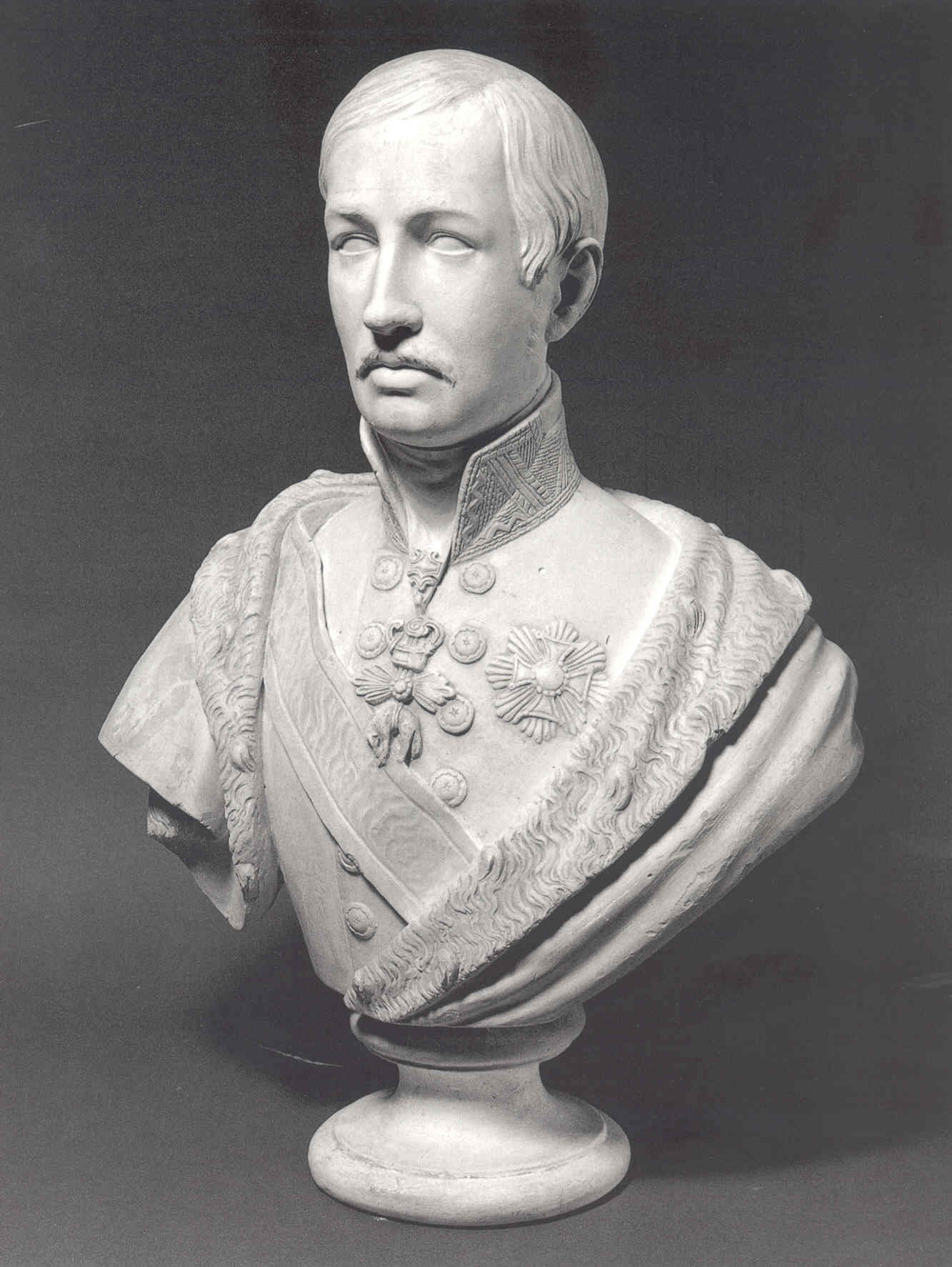 Francesco V d'Austria d'Este (scultura) di Cappelli Giovanni (attribuito) (sec. XIX)