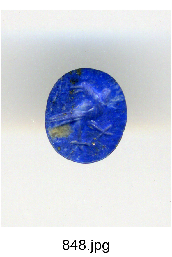 uccello (gemma) - produzione italiana (sec. XVII)