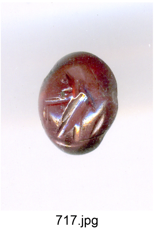 figura maschile nuda (gemma) - bottega Italia settentrionale (secc. XVI/ XVII)