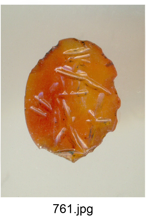 figura maschile (gemma) - produzione italiana (secc. XVI/ XVII)