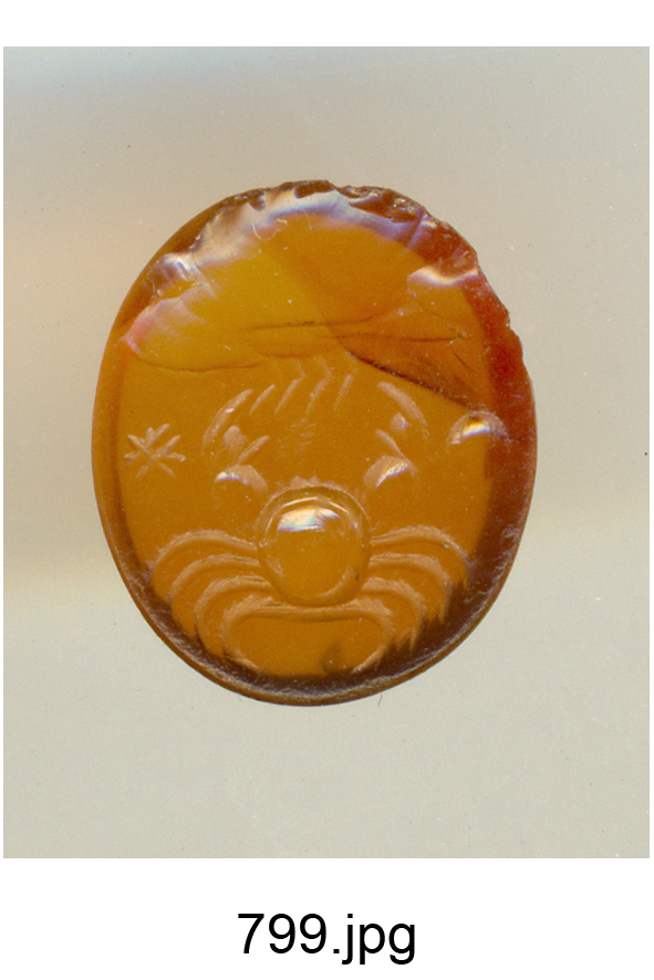 Scorpione e Cancro (gemma) - produzione romana (secc. I/ III)