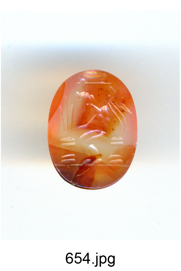 artigiano al lavoro (gemma) - produzione italiana (secc. XVI/ XVIII)