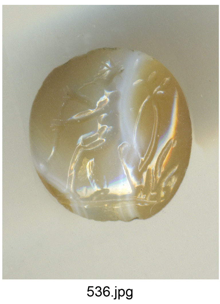 scena bucolica (gemma) - produzione italiana (secc. XVI/ XVII)