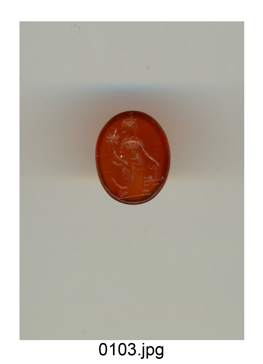 Fortuna-Iside con modio sul capo (gemma) - produzione romana (sec. II)