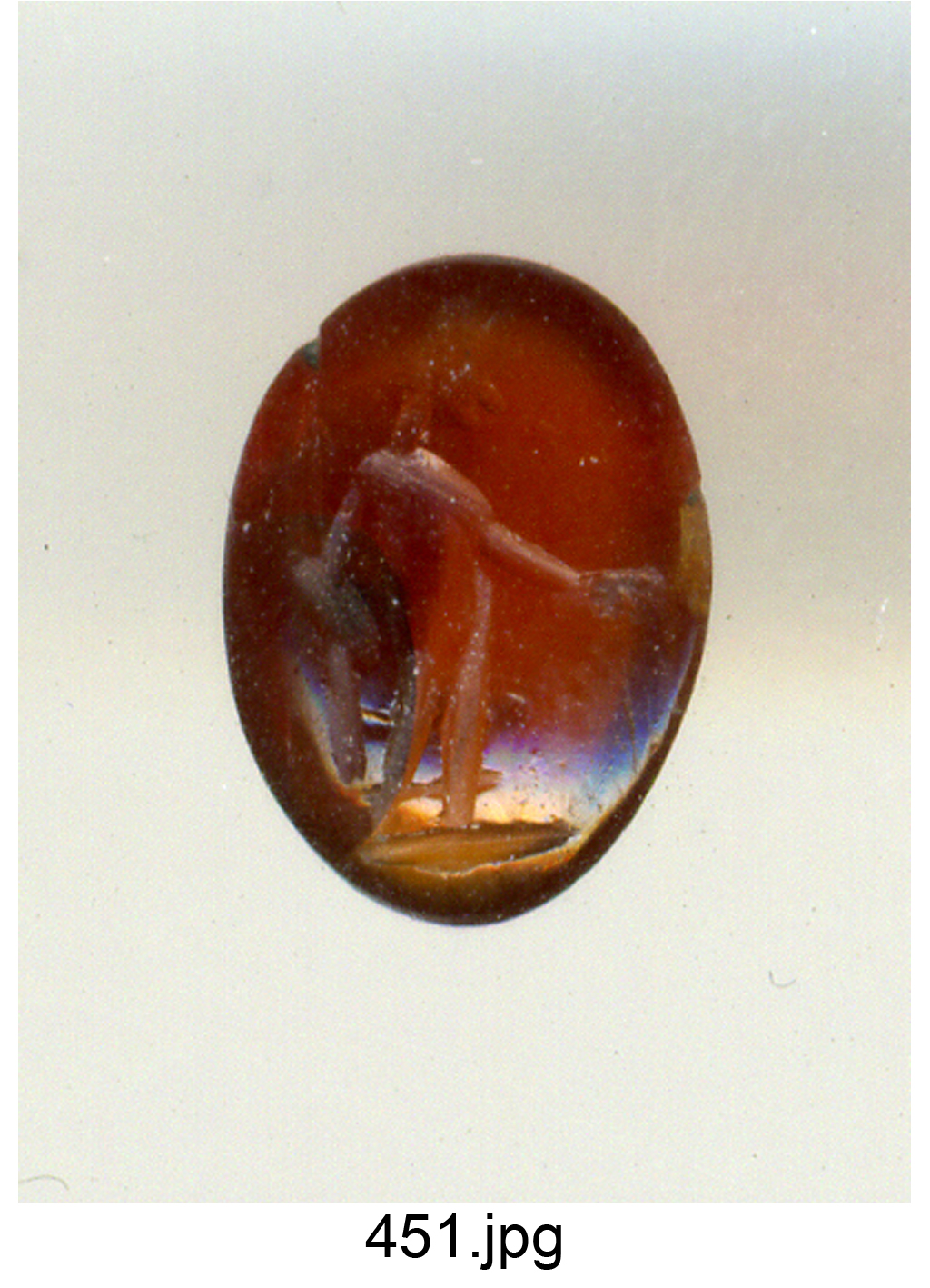 figura maschile (gemma) - produzione romana (secc. III/ IV)