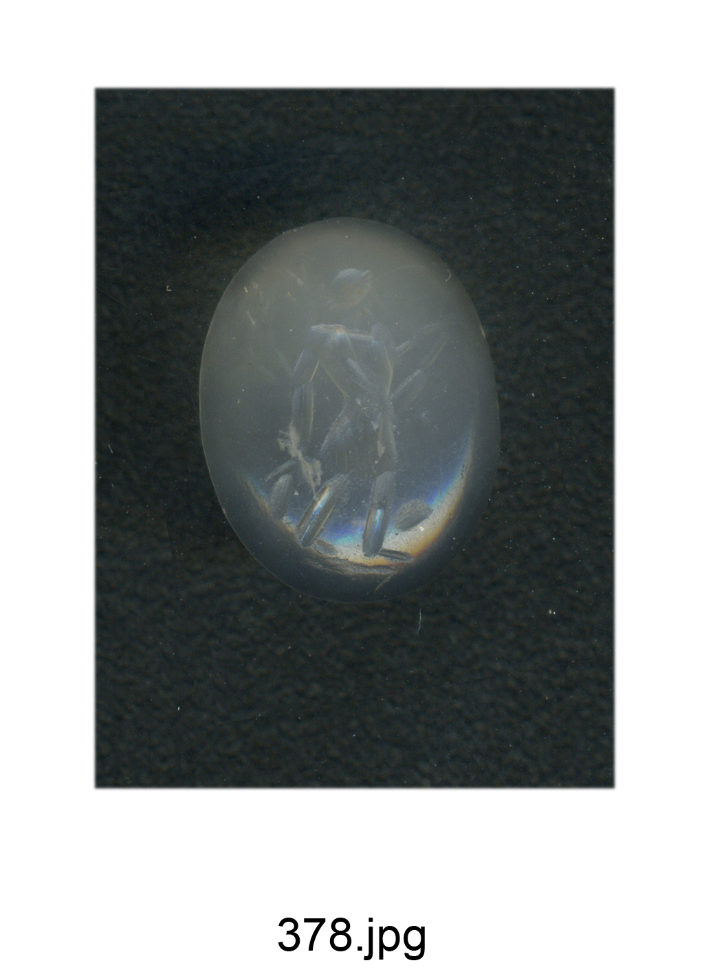 Mercurio (gemma) - produzione romana (secc. III/ IV)