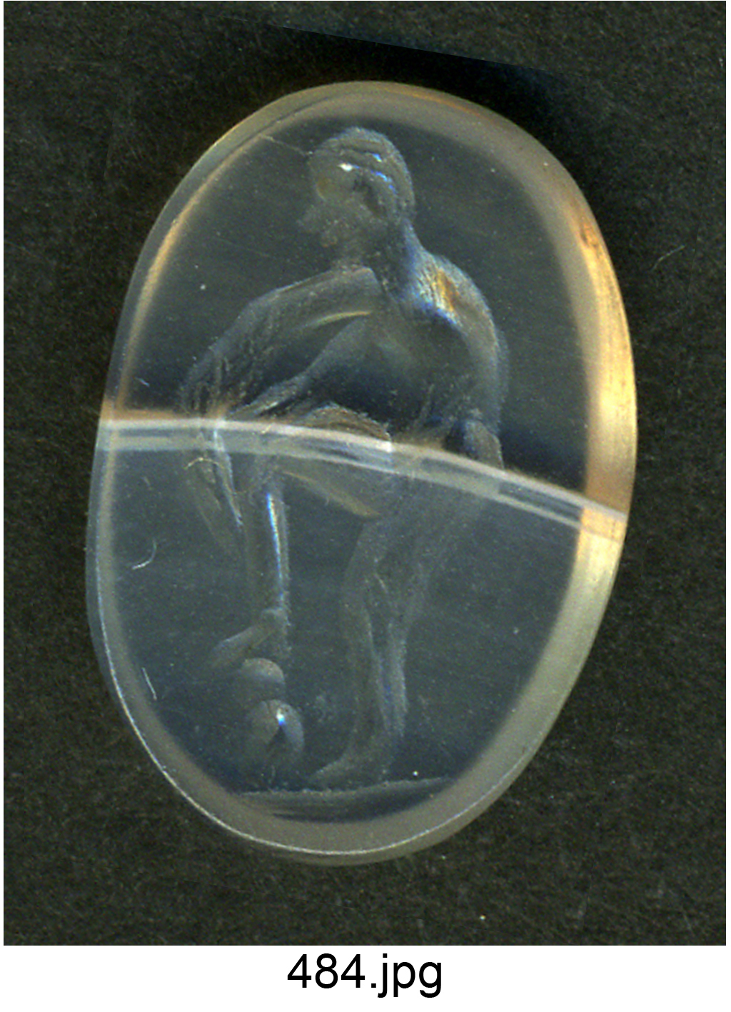 atleta (gemma) - produzione romana (sec. I a.C)