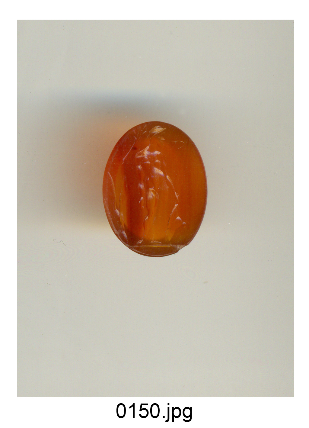 figura maschile nuda (gemma) - produzione italiana (secc. XVI/ XVII)