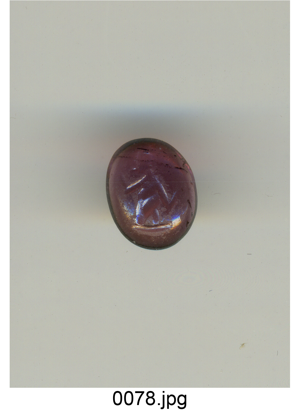 figura maschile (gemma) - bottega Italia settentrionale (secc. XVI/ XVII)