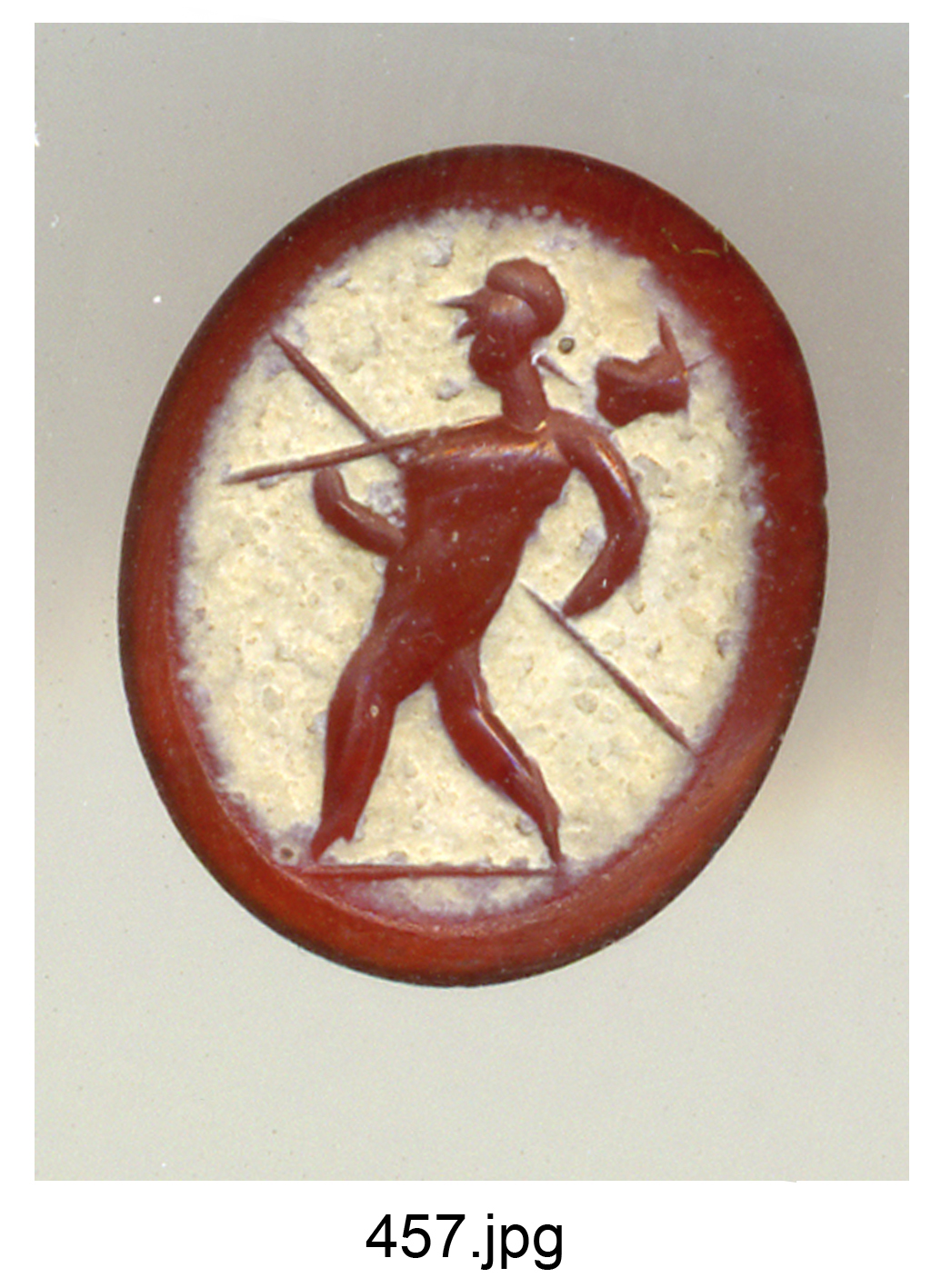 Marte Gravidus (gemma) - produzione romana (sec. II)