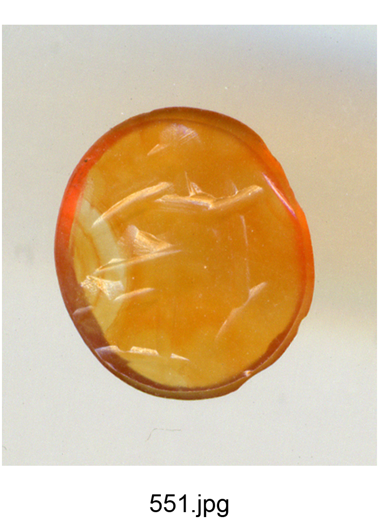 figura maschile (gemma) - produzione italiana (secc. XVI/ XVIII)