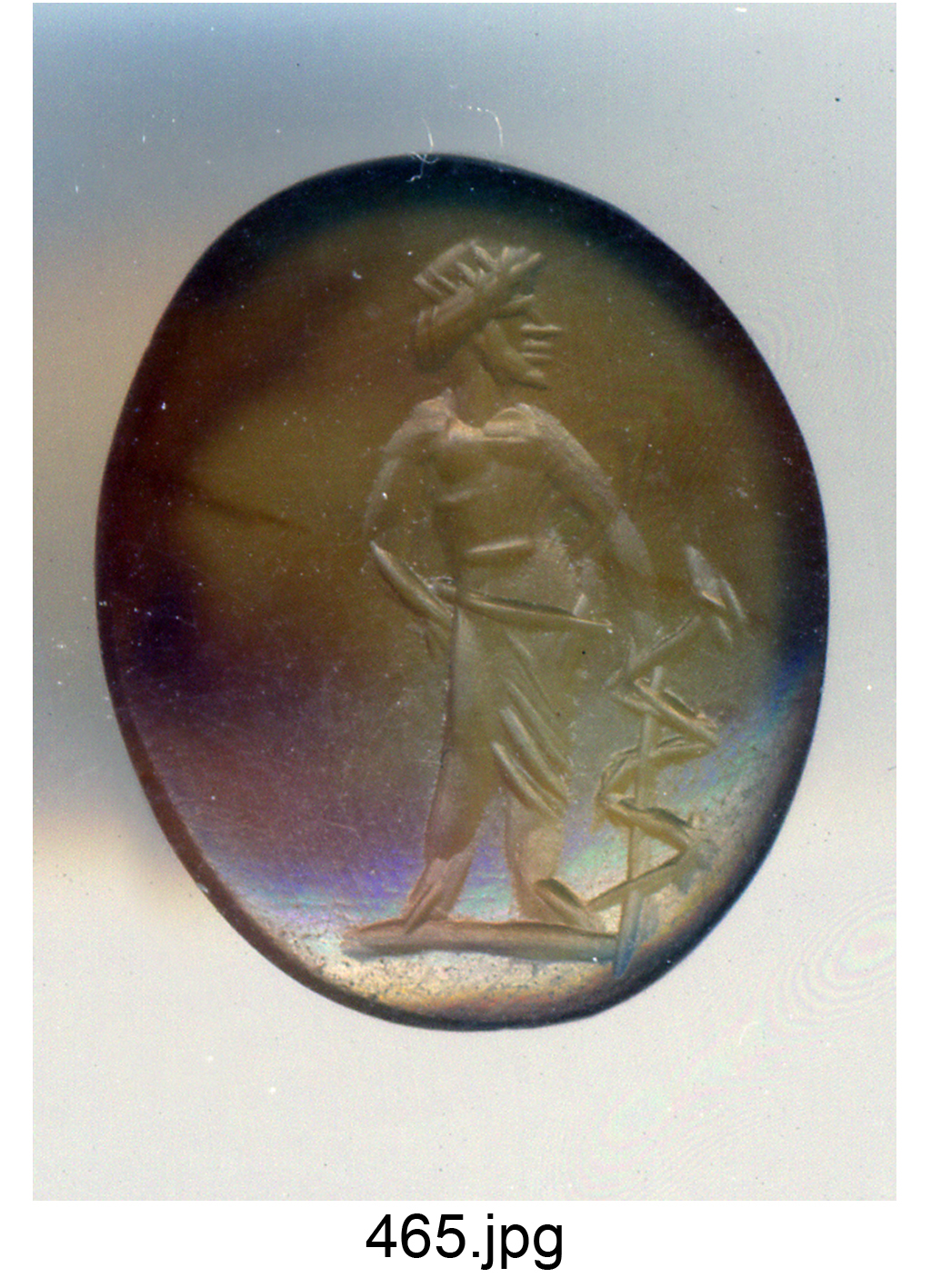 Esculapio (gemma) - produzione romana (sec. II)