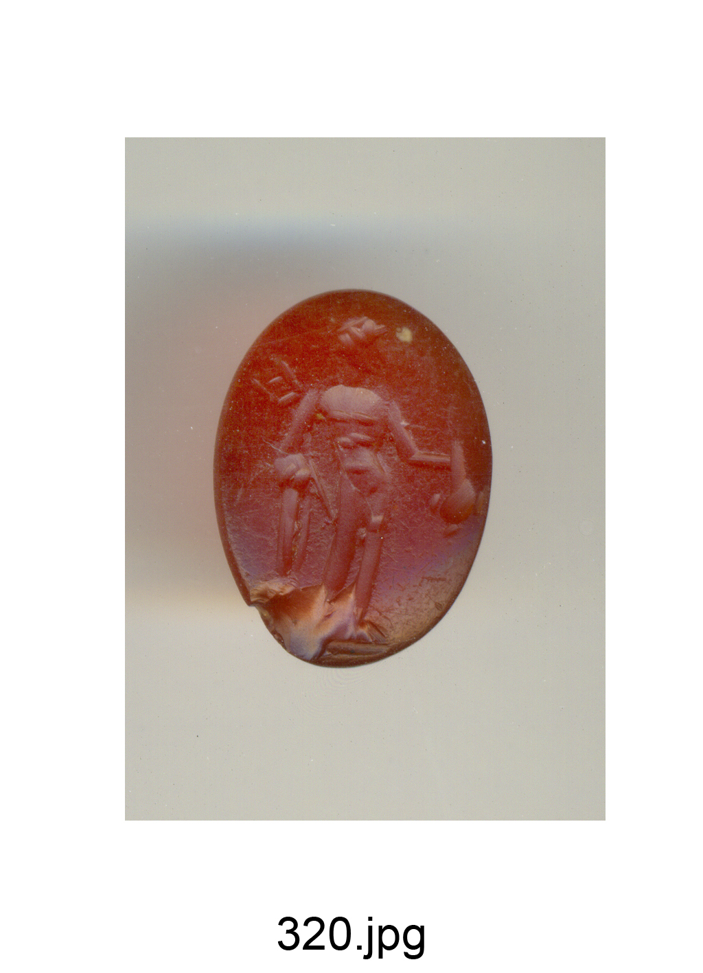 Mercurio (gemma) - produzione romana (secc. II/ III)