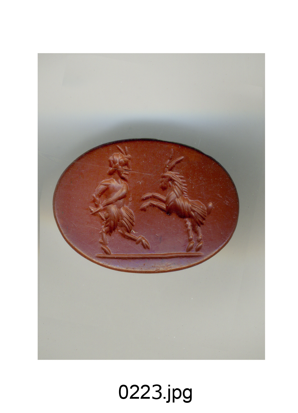 Pan e caprone (gemma) - produzione romana (sec. II)