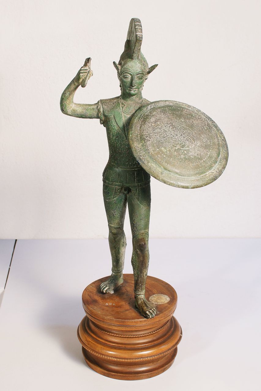 guerriero (statuetta, Richardson, Warrior III 5 Series B Group 2) - produzione etrusco-settentrionale (inizio Classicismo)