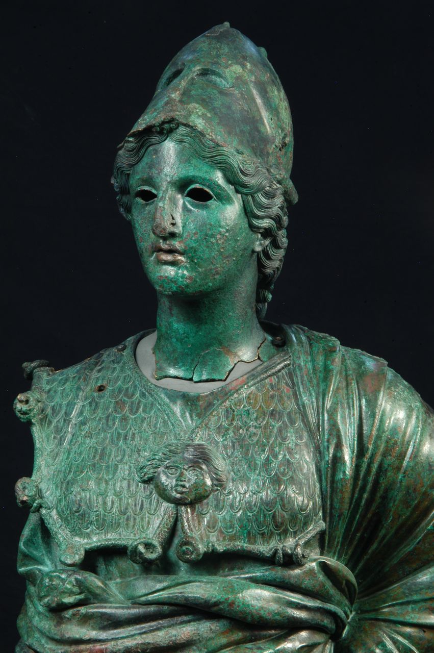 Minerva armata (statua, Minerva d'Arezzo) - produzione etrusca (inizio Ellenismo)