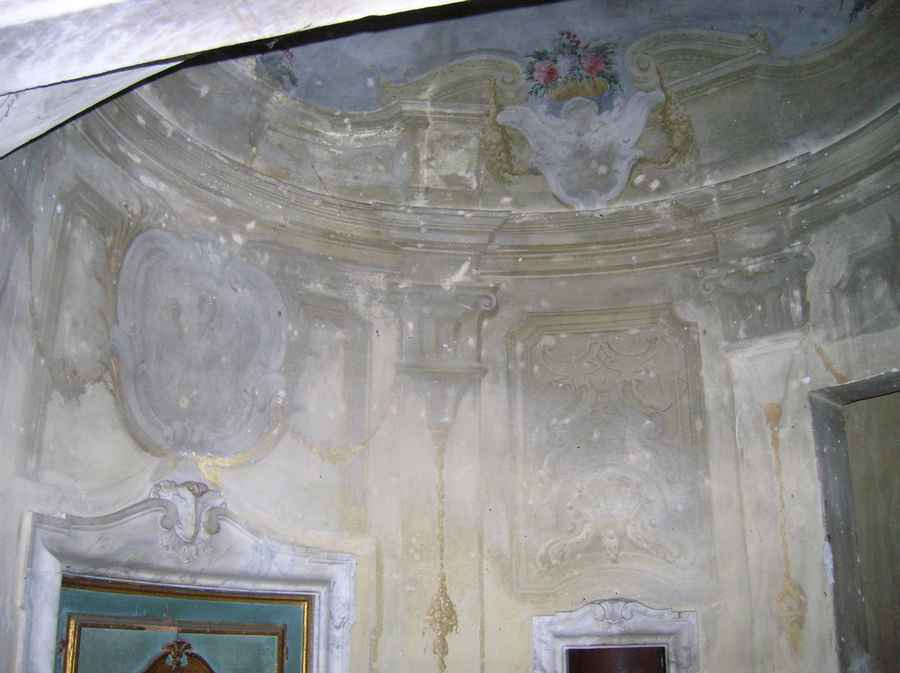 motivi decorativi architettonici (dipinto) di De Santi Bartolomeo (secondo quarto sec. XVIII)