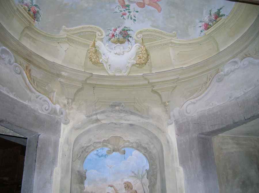 motivi decorativi architettonici (dipinto) di De Santi Bartolomeo (secondo quarto sec. XVIII)
