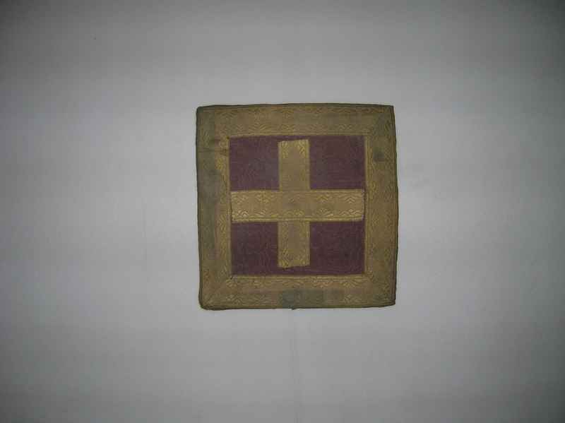 soggetto non presente (borsa del corporale) - manifattura italiana (fine/ inizio secc. XVIII/ XIX)