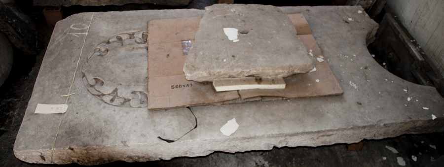 lapide tombale - ambito toscano (sec. XVII)