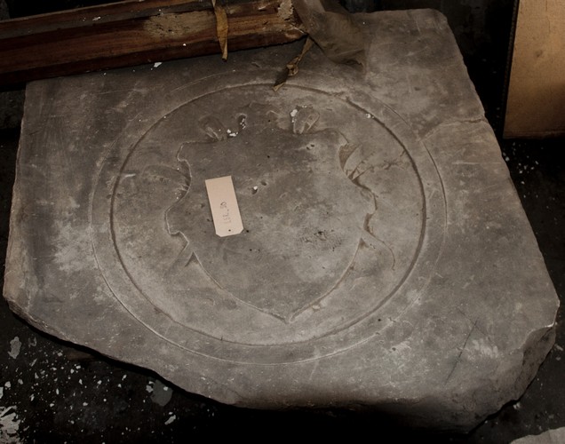 lapide terragna - ambito toscano (seconda meta' sec. XVII)