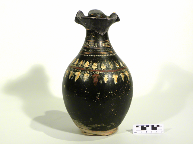 oinochoe, Morel, forma 5633a - Produzione apula (fine sec. IV a.C)