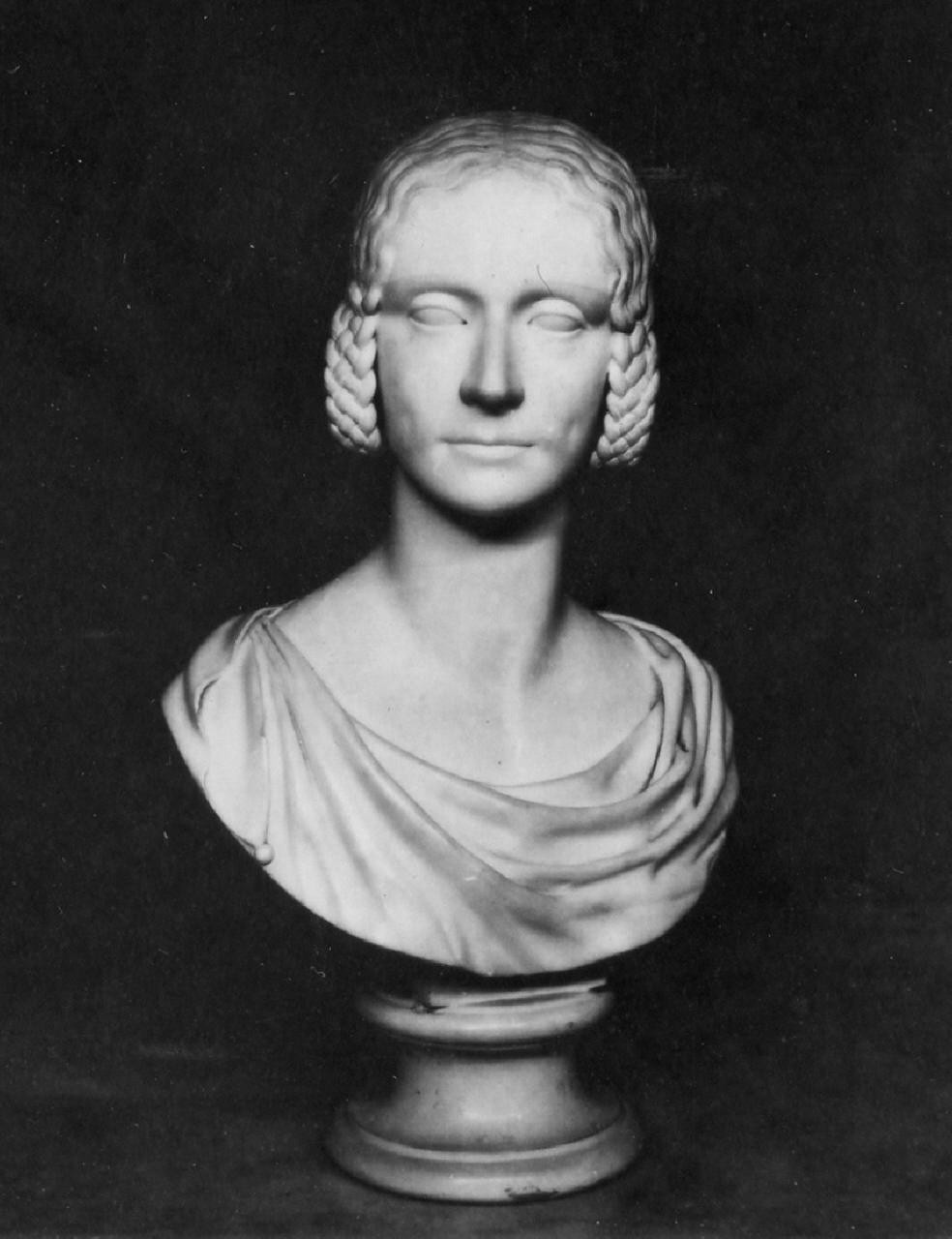 busto ritratto di Maria Teresa di Savoia (scultura) di Consani Vincenzo (sec. XIX)