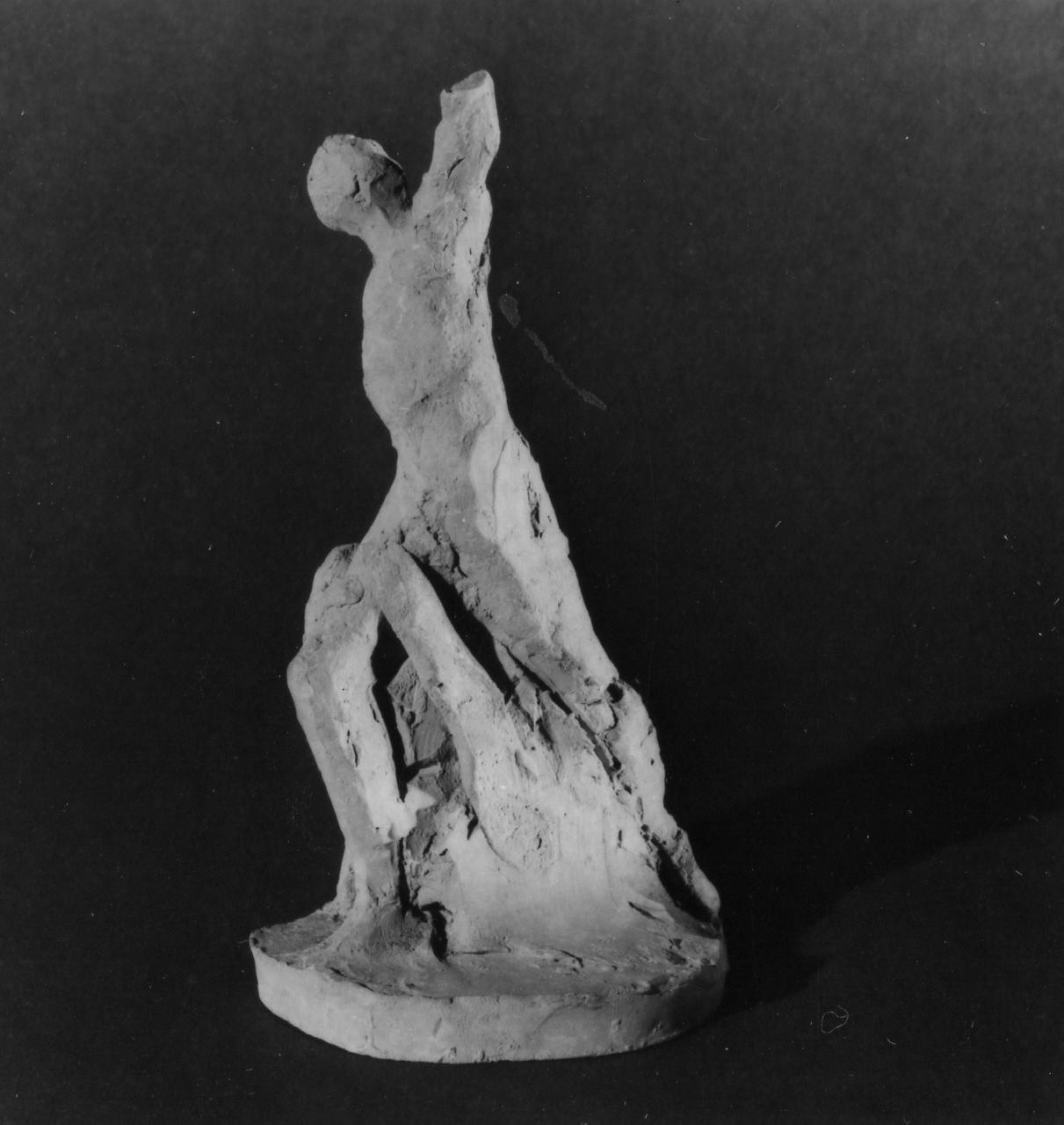 figura maschile con braccio sinistro alzato (scultura) di Fedi Pio (sec. XIX)