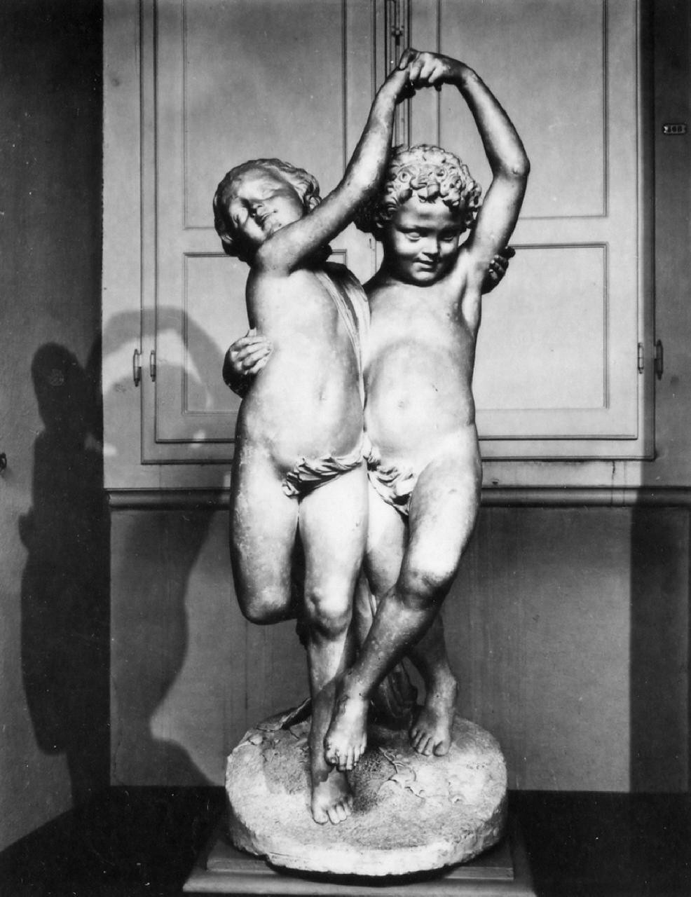 La danza, due fauni danzanti (gruppo scultoreo) di Bastianini Giovanni (sec. XIX)
