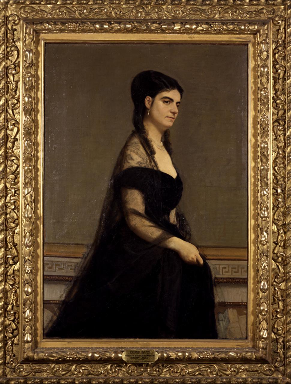 Ritratto della contessa Giulia Tempestini Kennedy Laurie, ritratto di donna (dipinto) di Boldini Giovanni (sec. XIX)