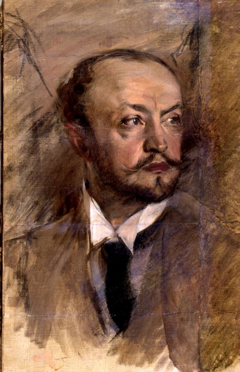 Autoritratto di Giovanni Boldini, autoritratto d'artista (dipinto) di Boldini Giovanni (sec. XIX)