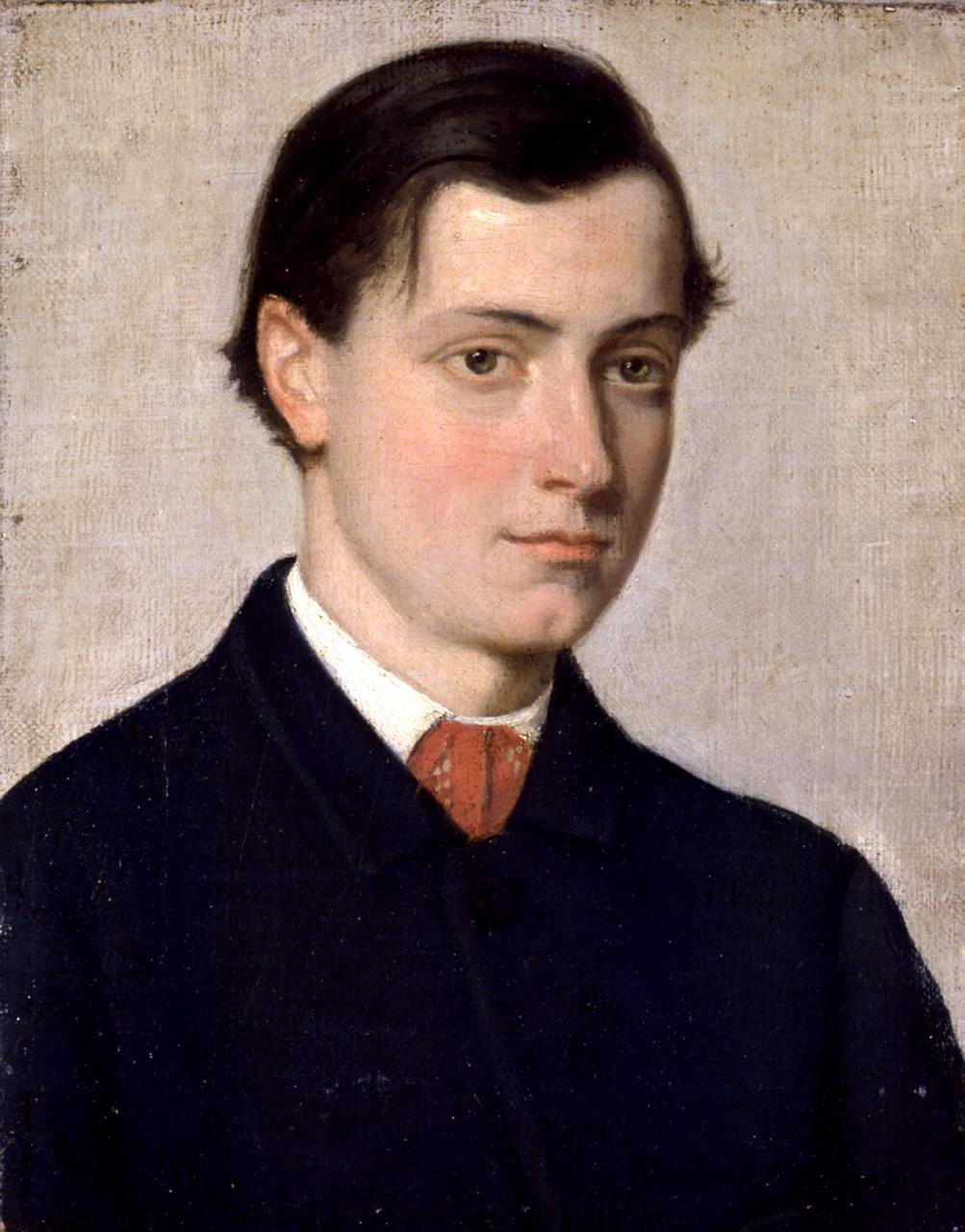 Ritratto di giovane, ritratto d'uomo (dipinto) di Lega Silvestro (sec. XIX)