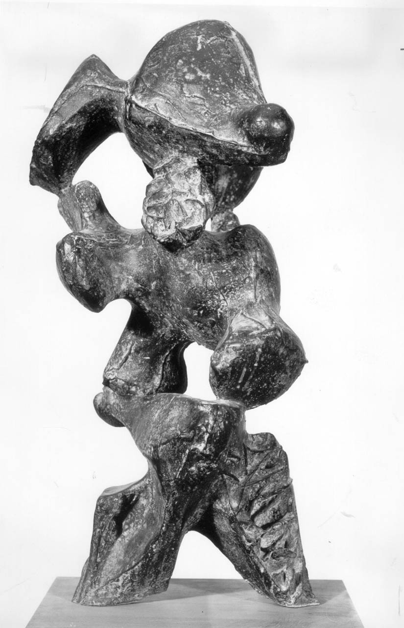 Colombi morti, colombi (scultura, opera isolata) di Trevi Claudio (sec. XX)