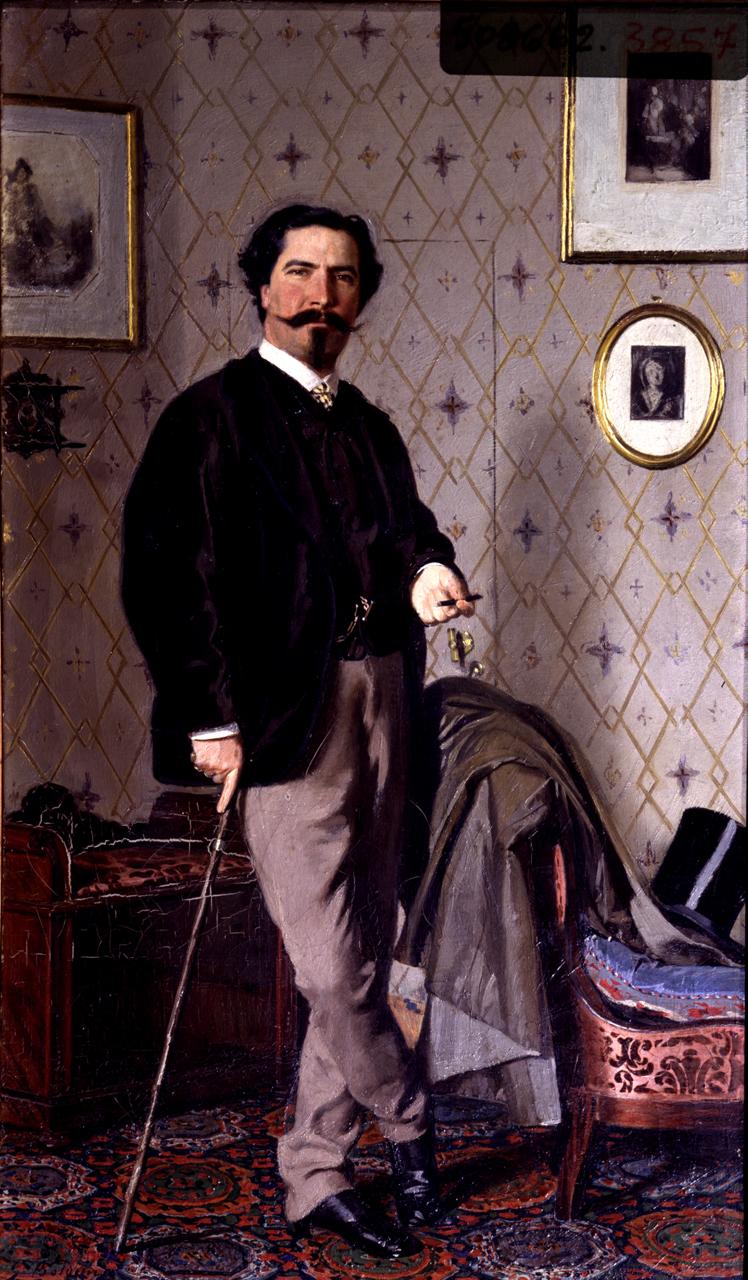 ritratto di Cristiano Banti (dipinto) di Boldini Giovanni (sec. XIX)