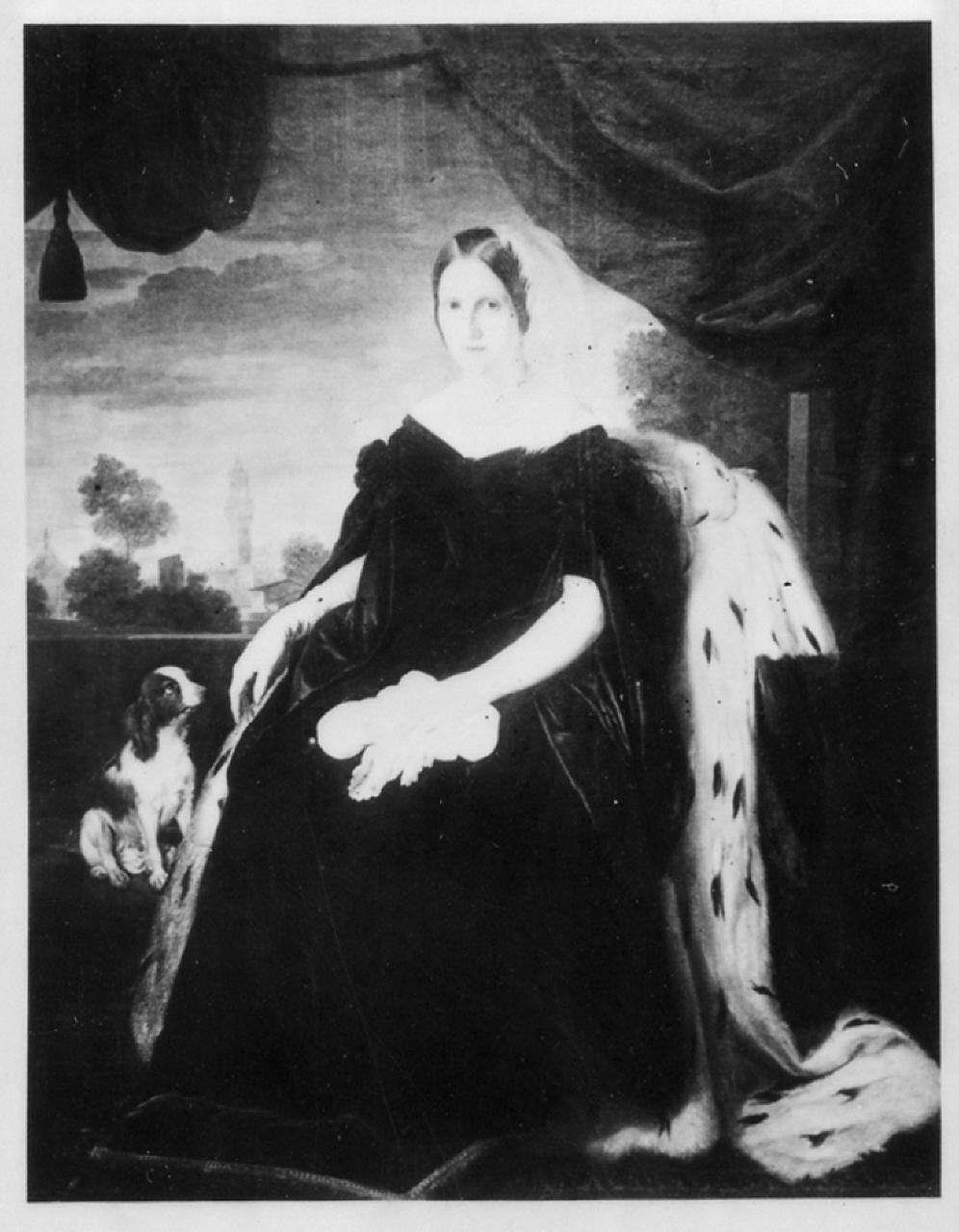 ritratto di Maria Antonietta granduchessa di Toscana (dipinto) di Bezzuoli Giuseppe (sec. XIX)