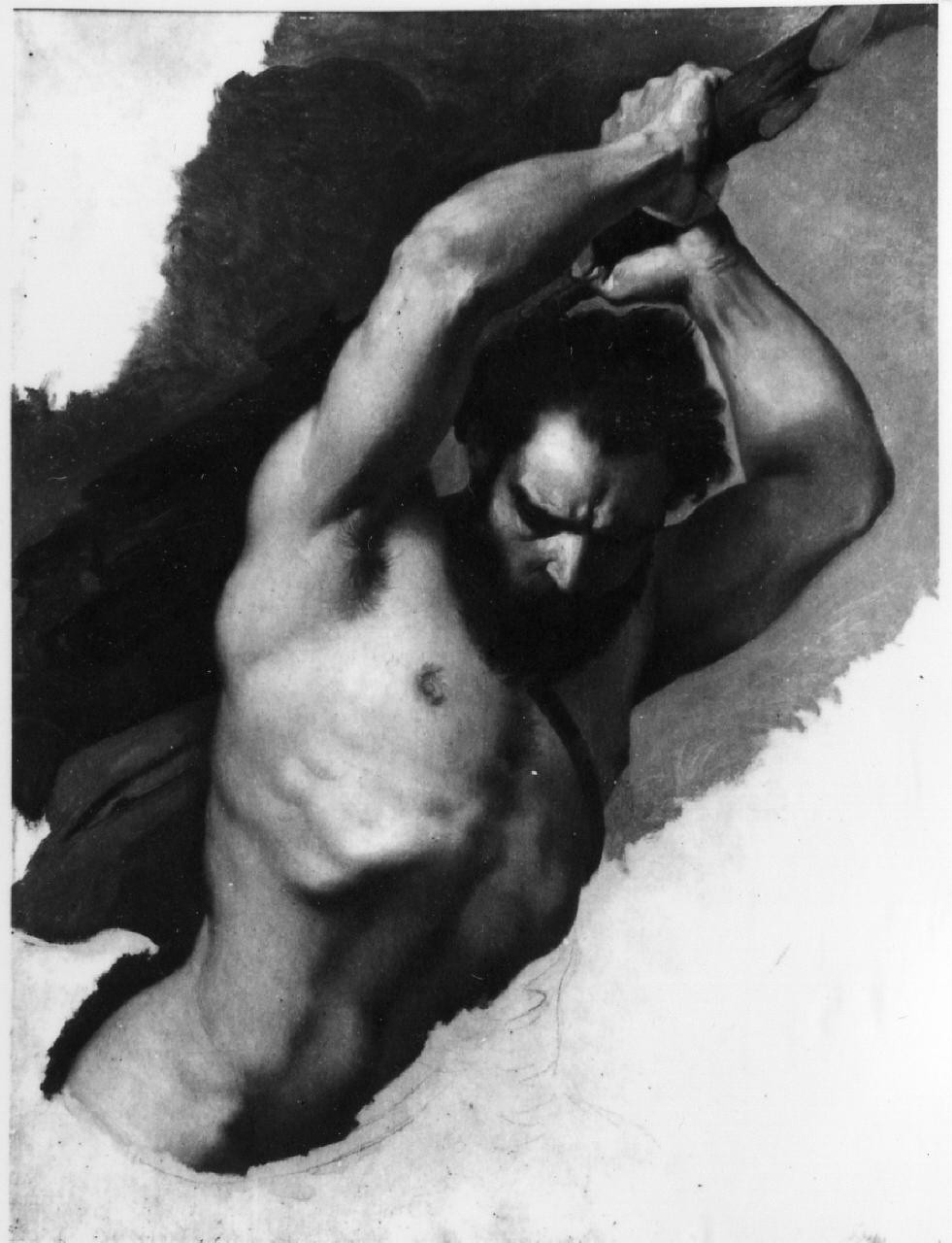 Caino (dipinto) di Bezzuoli Giuseppe (sec. XIX)