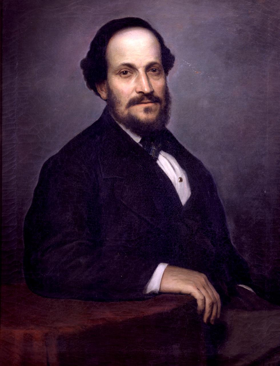 Ritratto del padre del pittore Gaspero Ciani, ritratto di Guglielmo Ciani (dipinto) di Lega Silvestro (sec. XIX)