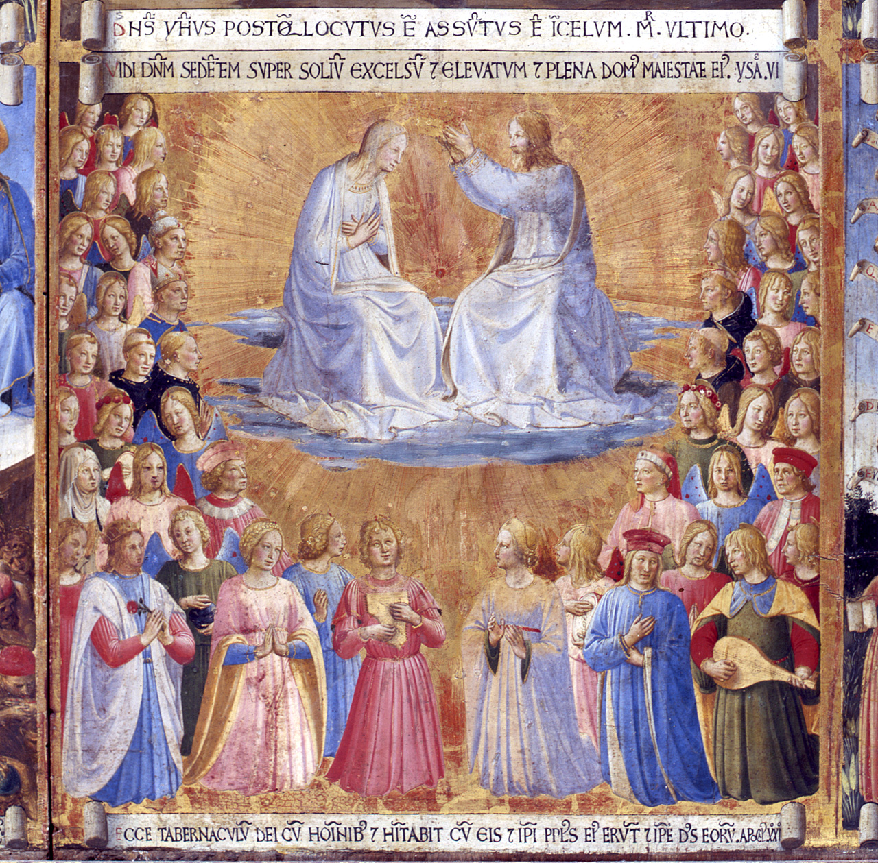 incoronazione di Maria (dipinto) di Giovanni da Fiesole detto Beato Angelico (e aiuti) (sec. XV) 