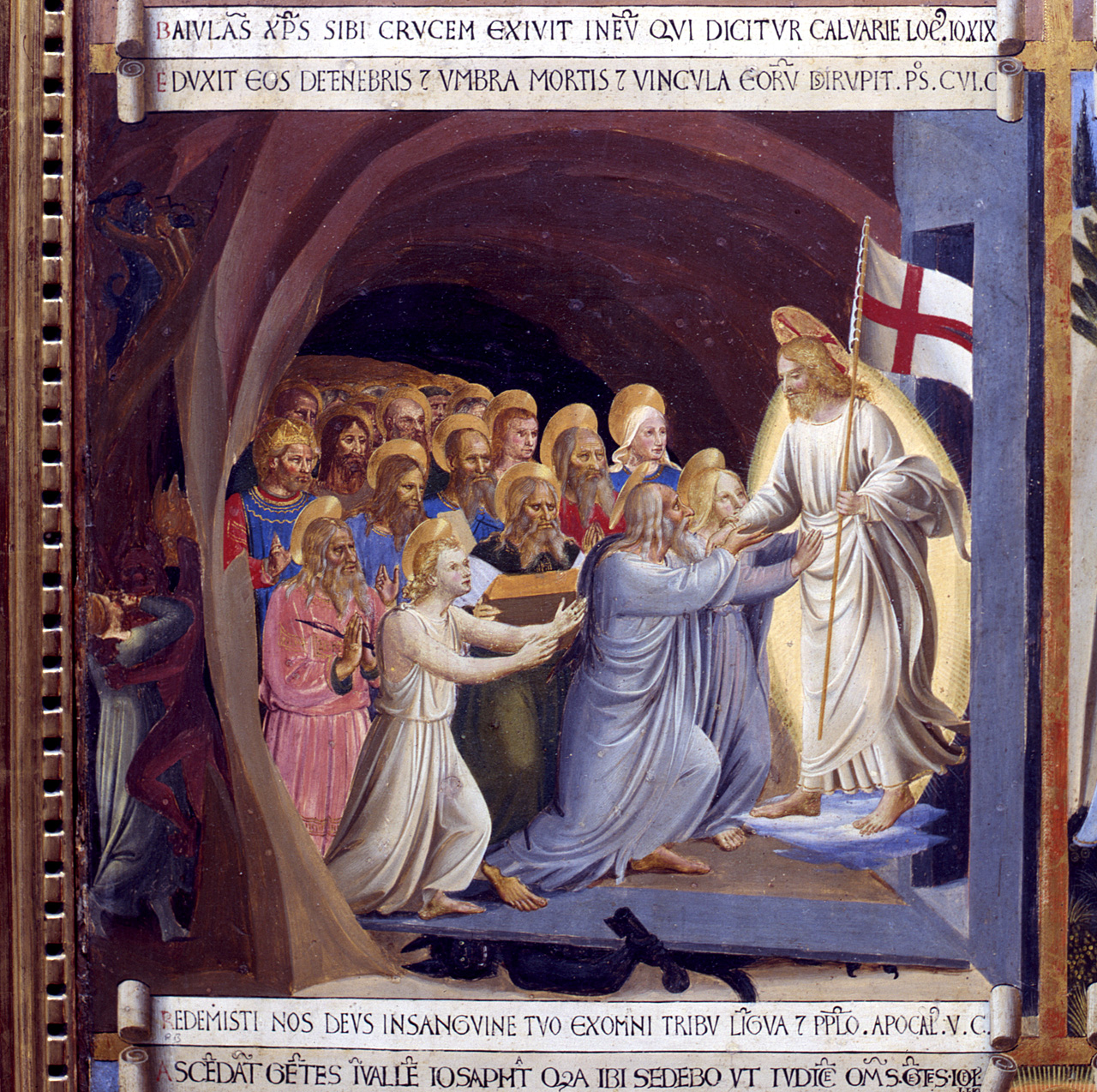 discesa di Cristo al limbo (dipinto) di Giovanni da Fiesole detto Beato Angelico (e aiuti) (sec. XV) 